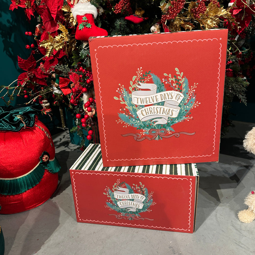 Goodwill M&G Weihnachtsgeschirr - 12 Days Till Christmas Tassen-Set - 12er-Set - Porzellan - 12 cm