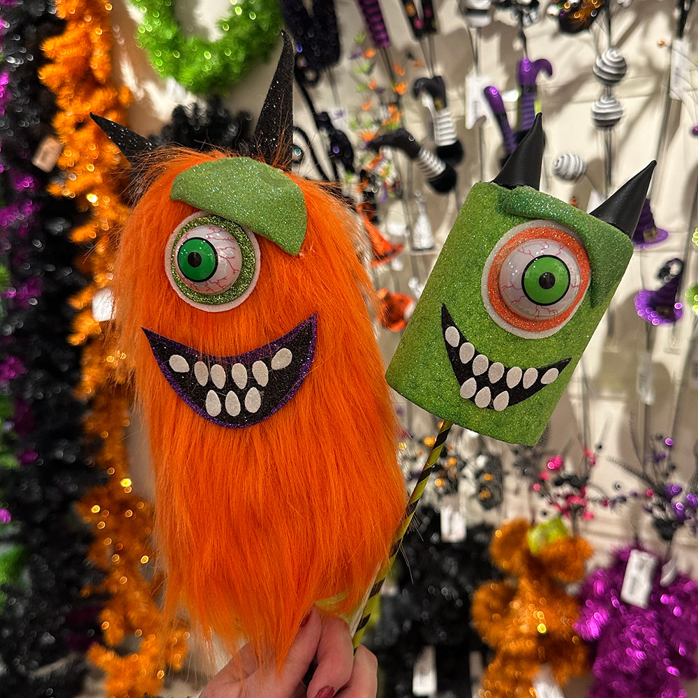 Viv! Christmas Halloween Decoratie - Harig Monster Decoratietak - 61 cm