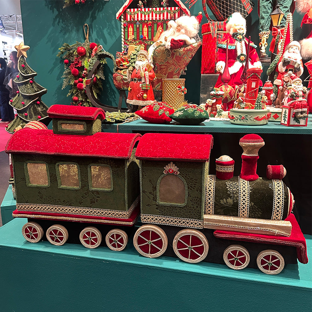 Goodwill M&G Christmas Display - XL Train - Red Green - 141 cm