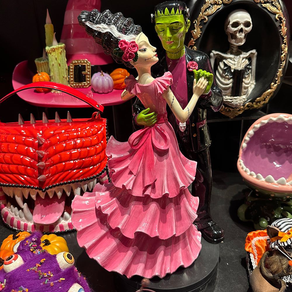 Goodwill M&G Halloween Decor - Dancing Frankenstein and Bride - 41cm