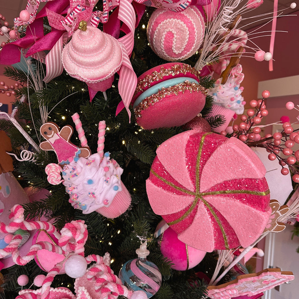 Viv! Christmas Weihnachtsanhänger - Lebkuchen-Cupcake - Pastell - 25 cm