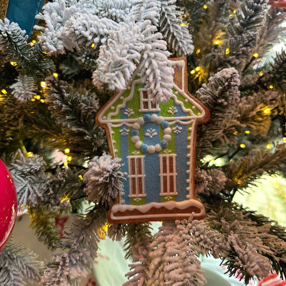 Viv! Christmas Ornament - Gingerbread Houses - Set of 3 - Multicoloured - 15 cm
