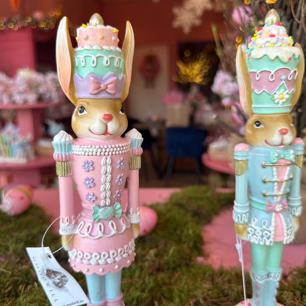 Goodwill M&G Easter Decoration - Bunny Nutcracker - Set of 2 - 26cm