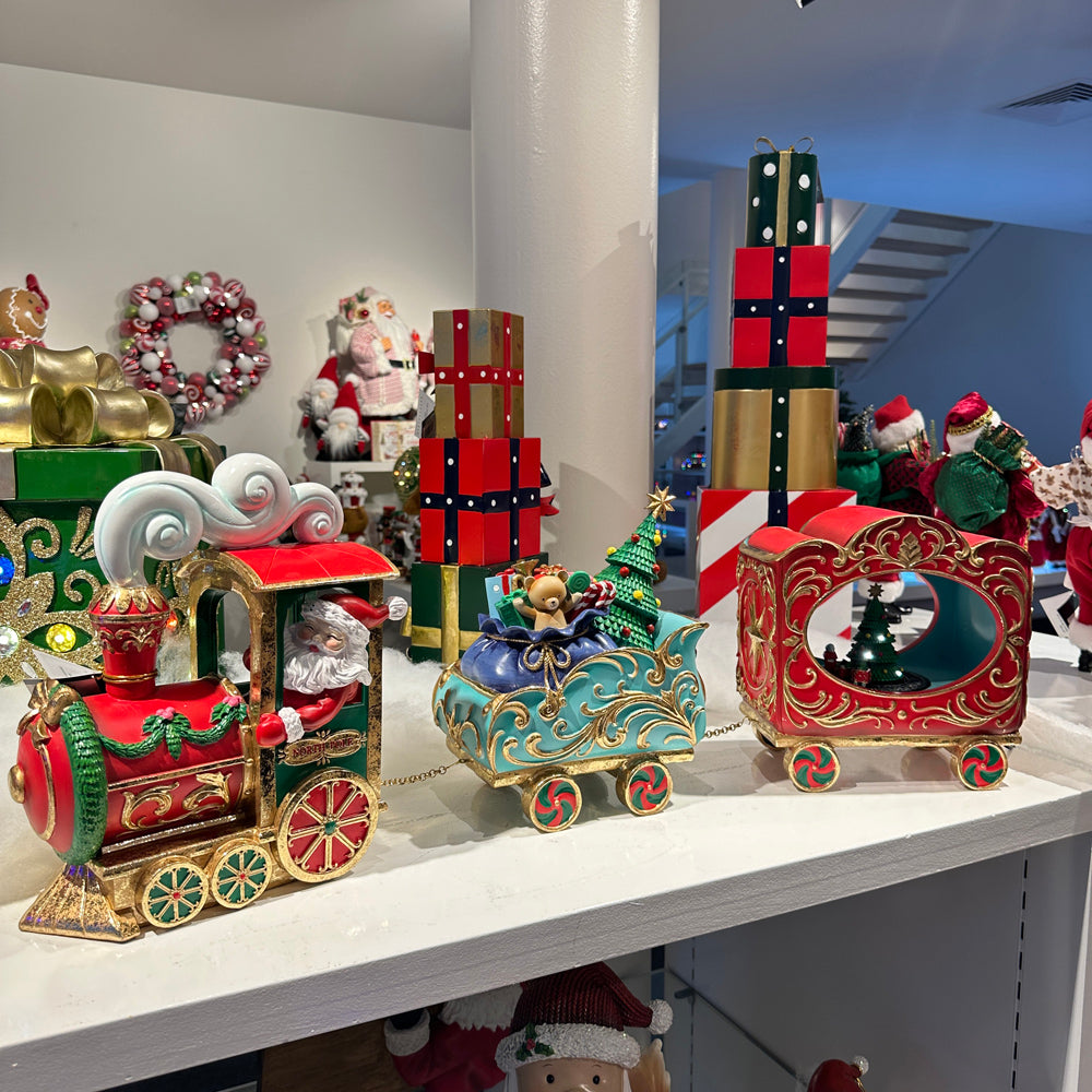 Viv! Christmas Kerstbeeld - Kersttrein met Animatie, Muziek en LED