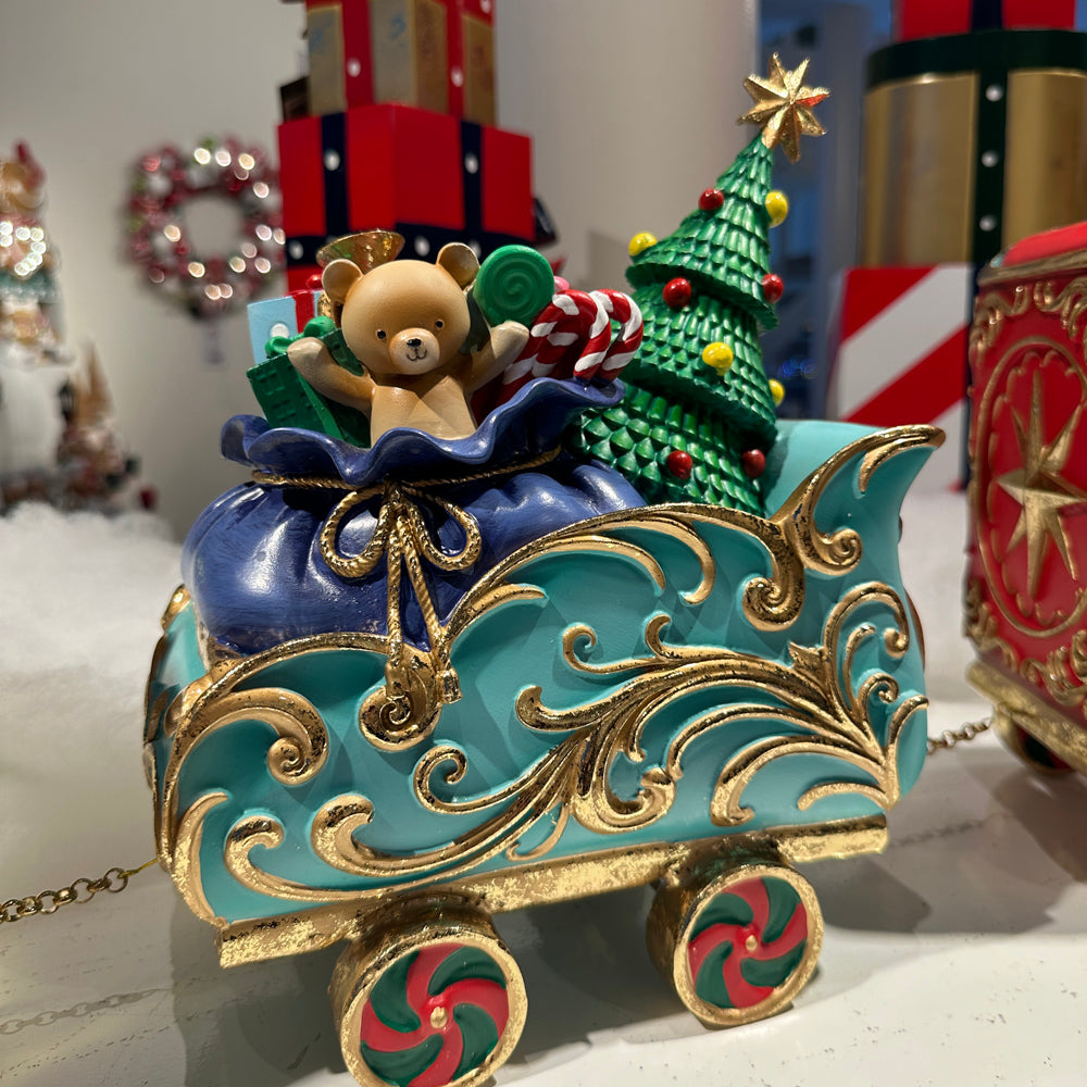 Viv! Christmas Kerstbeeld - Kersttrein met Animatie, Muziek en LED