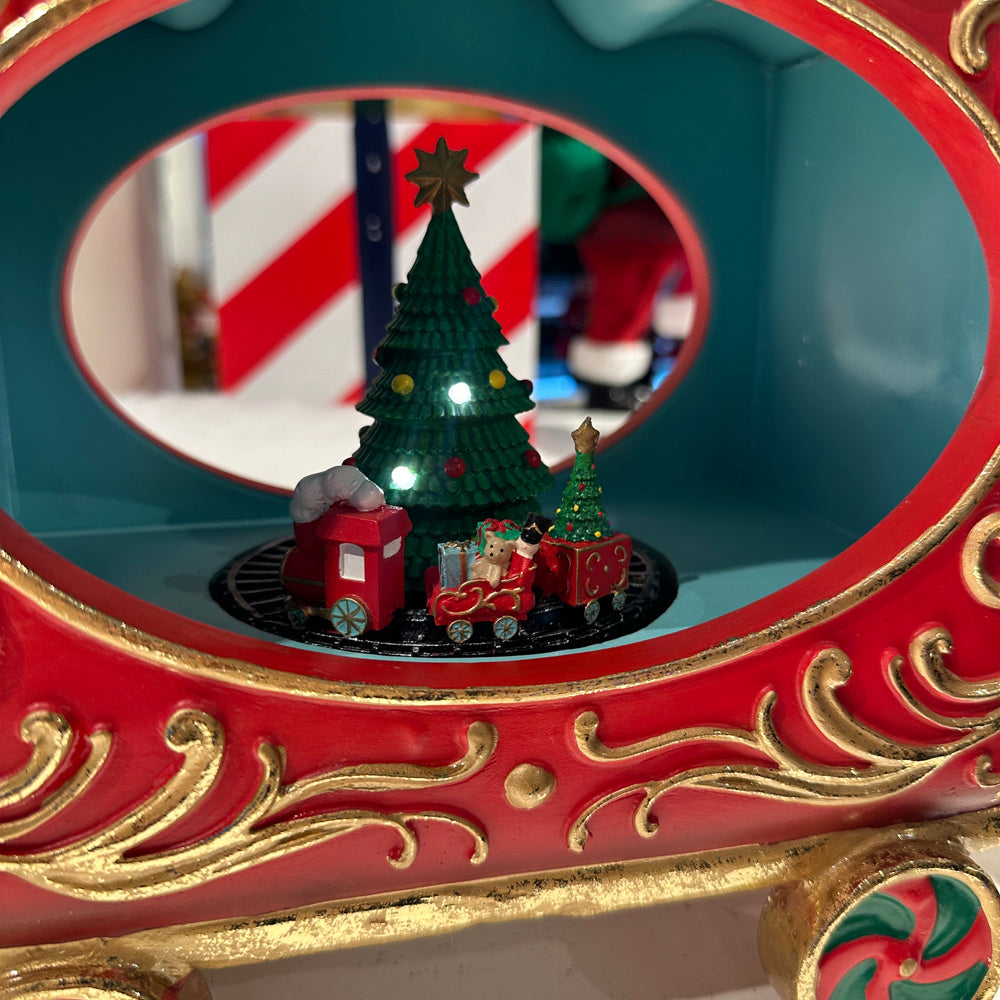 Viv! Christmas Kerstbeeld - Kersttrein met Animatie, Muziek en LED