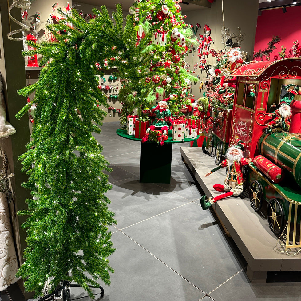 Viv! Christmas Kerstboom - Groene Gebogen Kerstboom - groen - 170cm