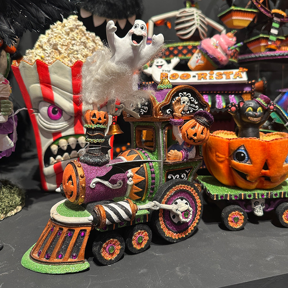 Katherine's Collection Halloween - Ghoulish Gathering - Express Train - 57cm