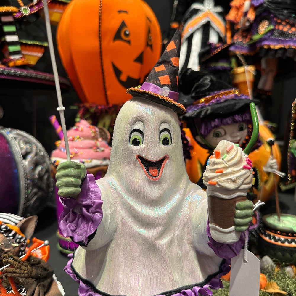 Katherine's Collection Halloween Beeld - Ghoulish Gatherings - 'Shadow the Ghost Girl' - 33cm