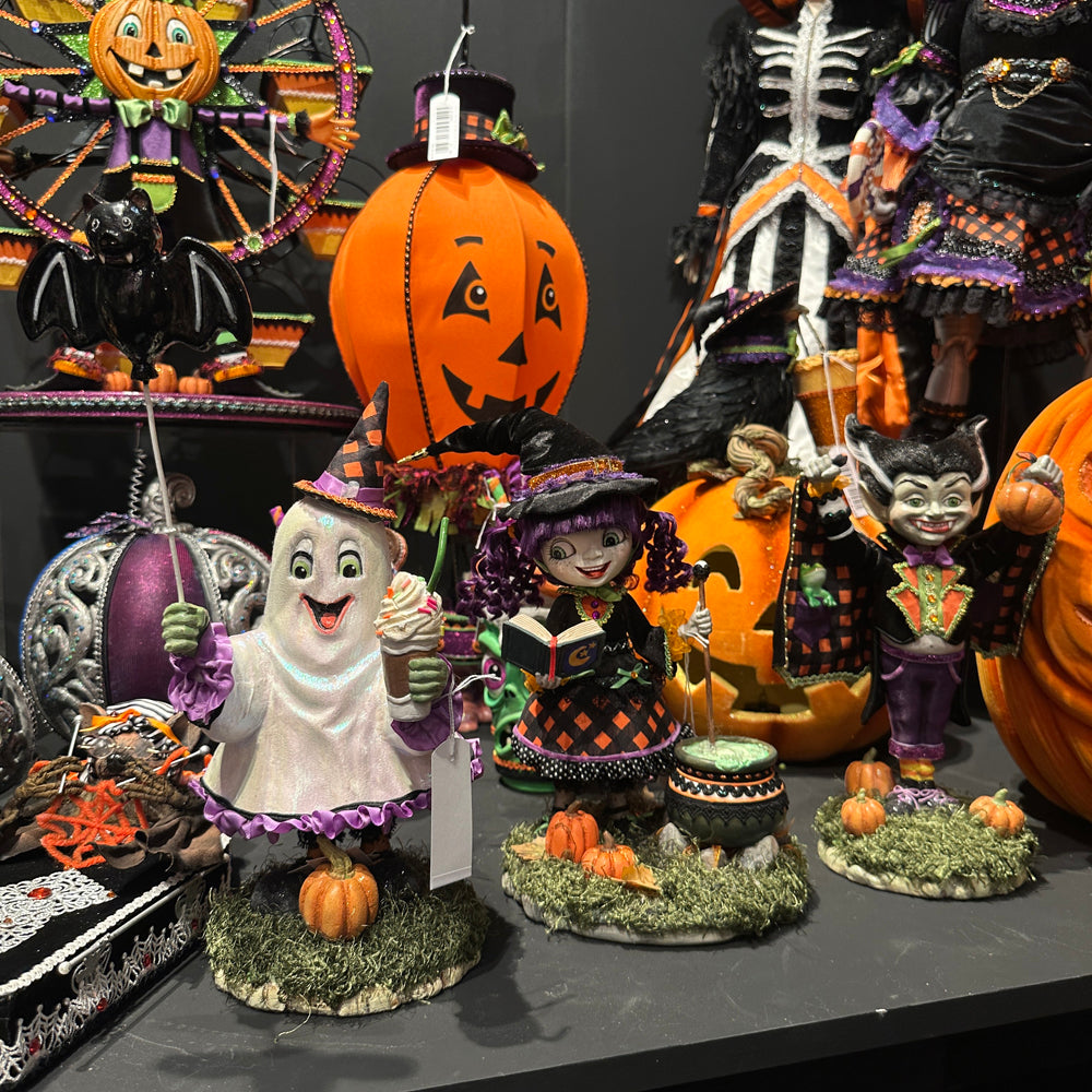 Katherine's Collection Halloween Beeld - Ghoulish Gatherings - 'Shadow the Ghost Girl' - 33cm