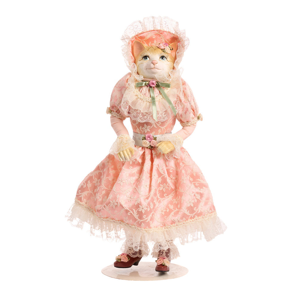 Goodwill M&G Kerstbeeld - Hug in a Mug Cat Girl Doll - 45cm