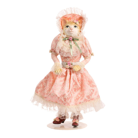 Goodwill M&G Kerstbeeld - Hug in a Mug Cat Girl Doll - 45cm