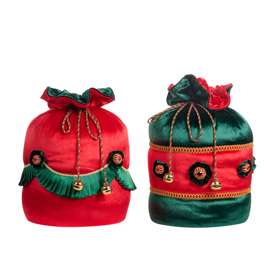 Goodwill M&G Kerstbeeld - Family Feast Gift Bag - set van 2 - 32cm