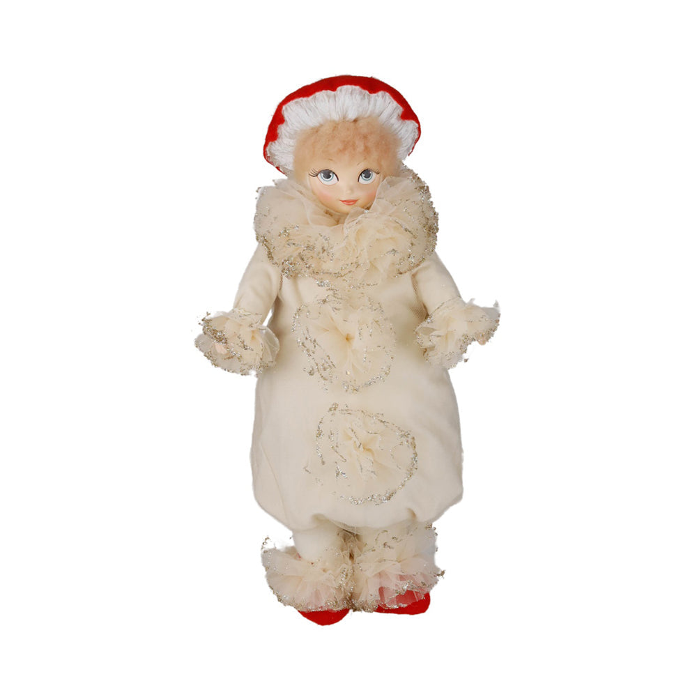 Goodwill M&G Kerstbeeld - Snow White Mushroom Girl Doll - 42cm