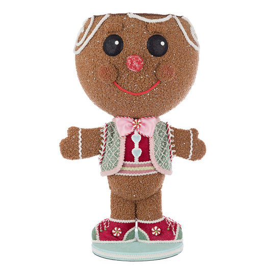 Katherine's Collection Weihnachten - Sweet Delights - Stick E. Sweet Gingerbread Boy Candy Container - 60 cm