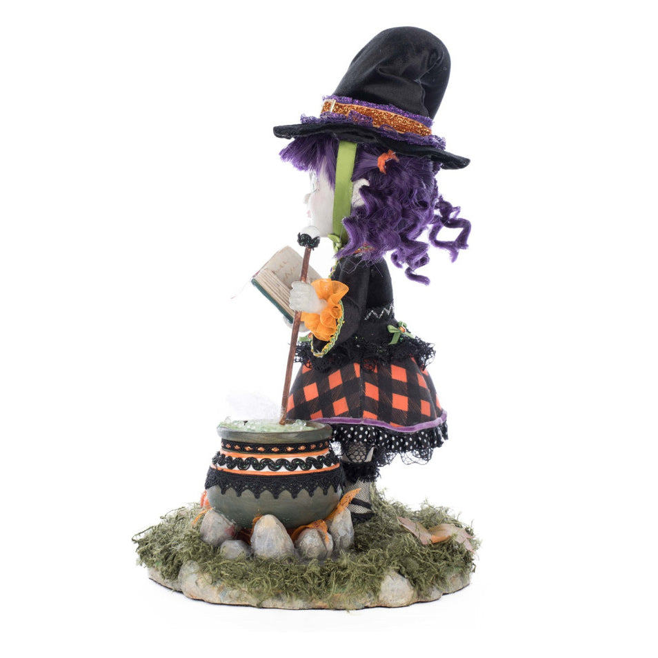Katherine's Collection Halloween - Ghoulish Gathering - Poppy Broomson Witch - 29cm