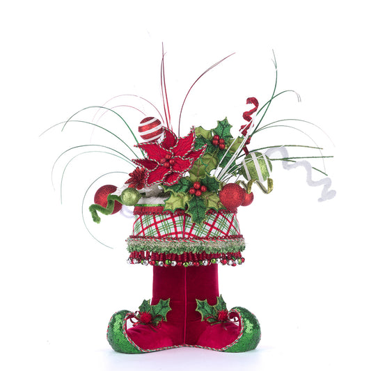 Katherine's Collection Christmas - Village of Holly Woods - Elf Boots Container - 47cm