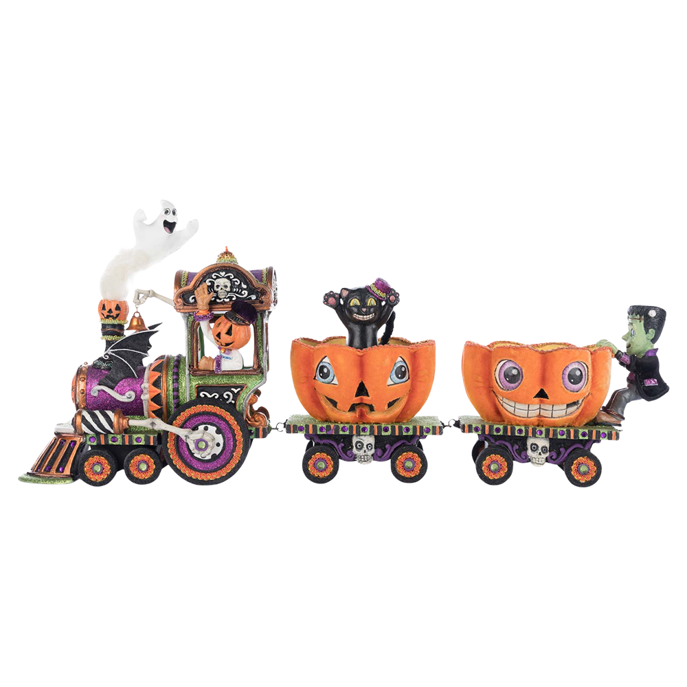 Katherine's Collection Halloween - Ghoulish Gathering - Express Train - 57cm