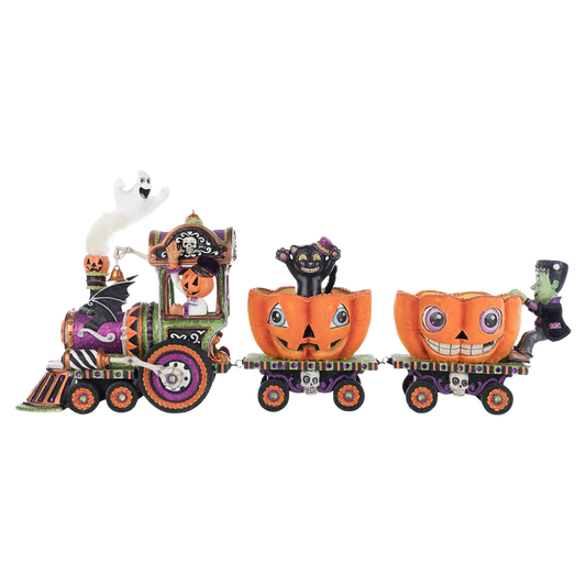 Katherine's Collection Halloween - Ghoulish Gathering - Express Train - 57cm