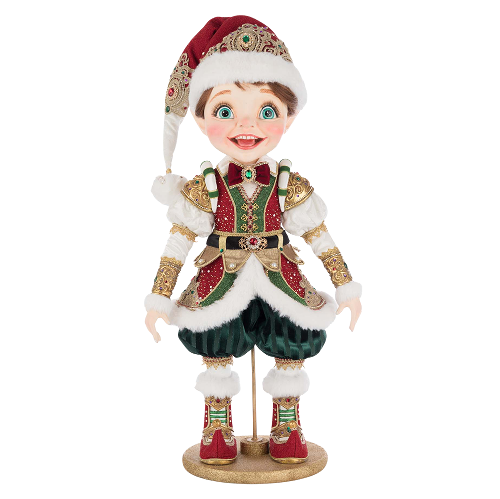 Katherine's Collection Kerst - Royal Christmas Ball - William Wintersnap Doll - 67cm