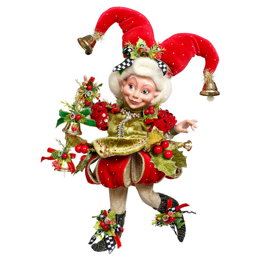 Mark Roberts Weihnachtsfigur - Small Holly Belle Elf Doll - 32 cm