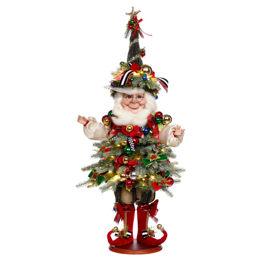 Mark Roberts Weihnachtsfigur - Medium Xmas Tree Elf Doll W/Lights - 70 cm