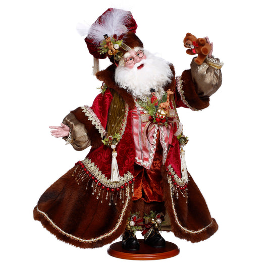 Mark Roberts Weihnachtsfigur - Teddy Bear & Toys Santa Doll - 65 cm