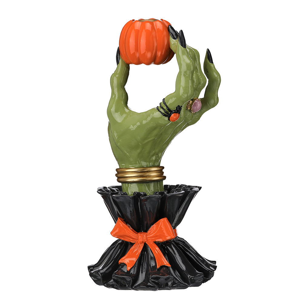 Viv! Christmas Halloween Decor - Witch Hand Candle Holder - 25cm