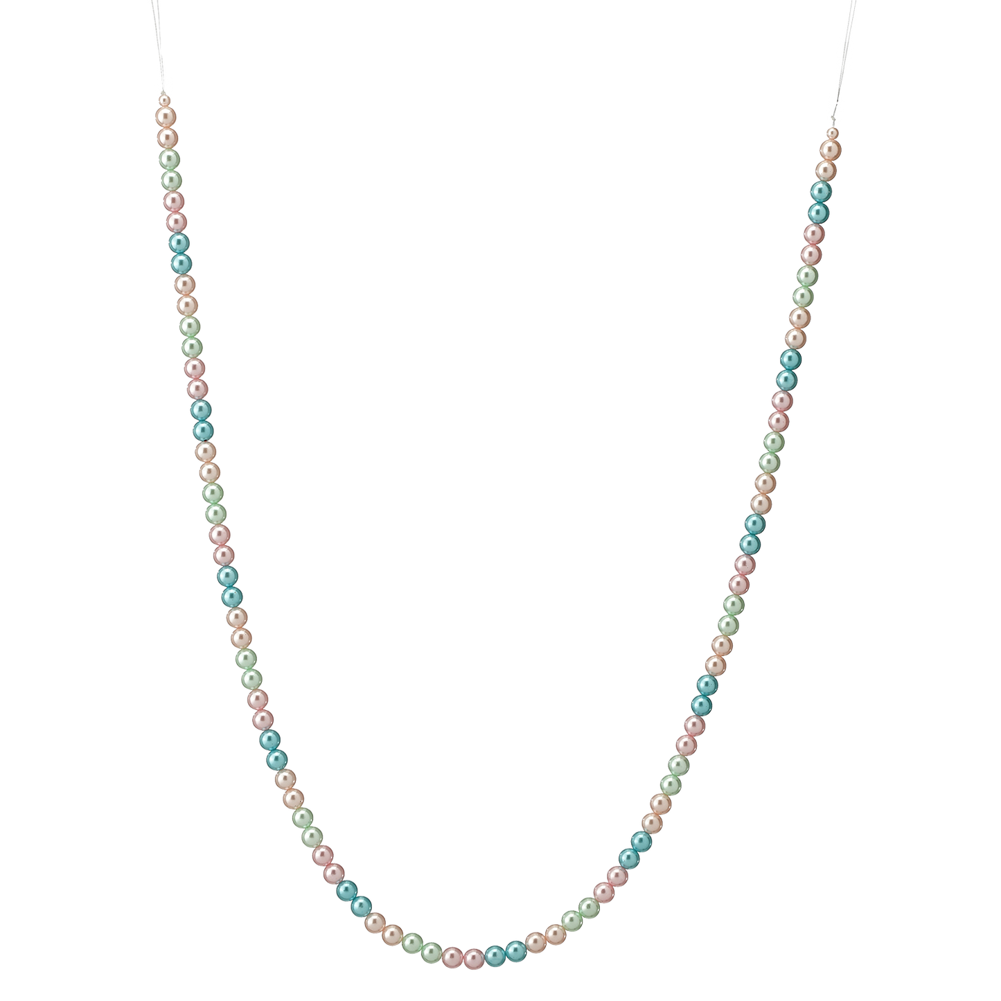 Viv! Christmas Kerstboomversiering - parelmoer Parel Guirlande - pastel - 122cm