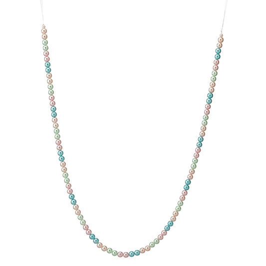 Viv! Christmas Kerstboomversiering - parelmoer Parel Guirlande - pastel - 122cm