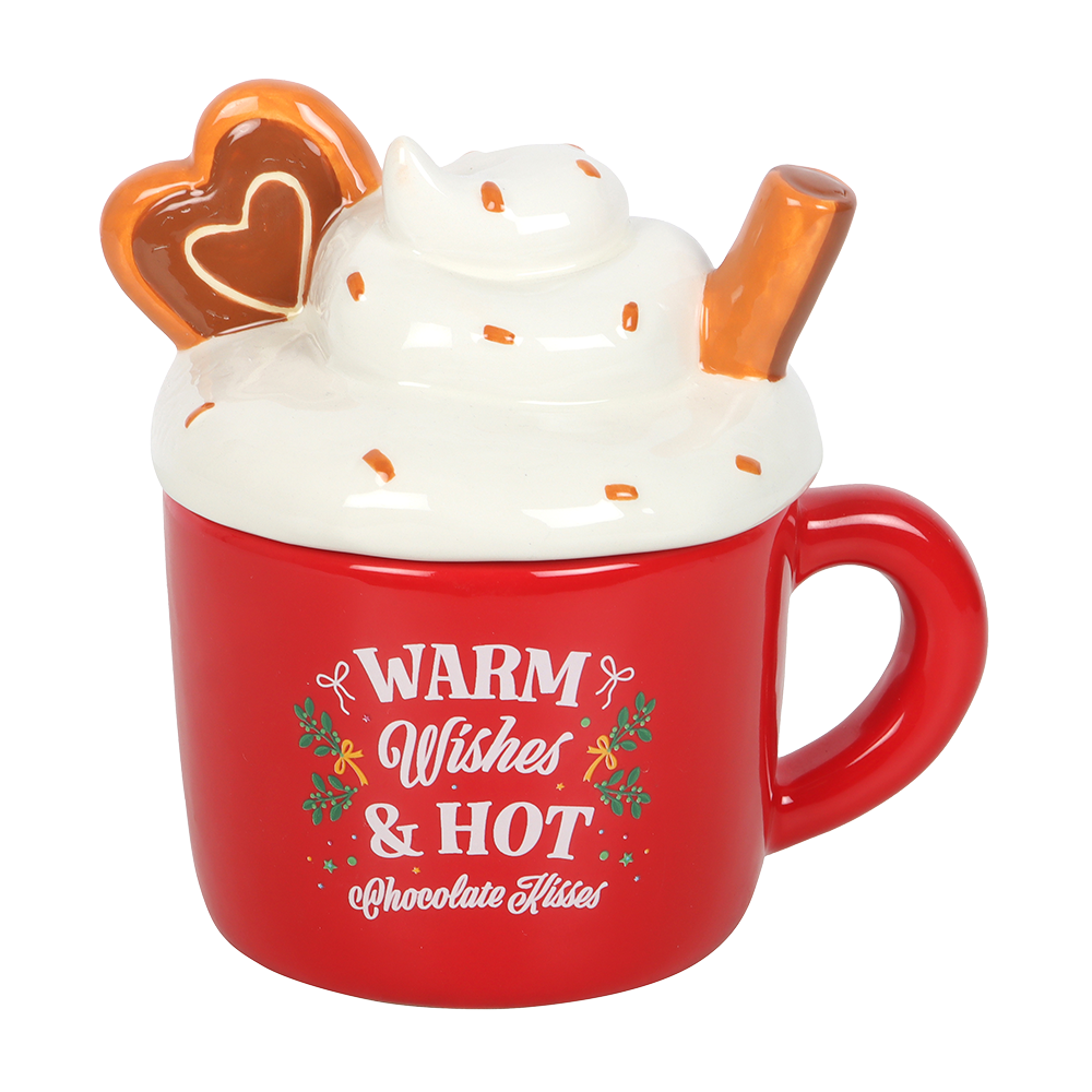 Viv! Christmas Kerst Geurbrander - Warme Chocolademelk Mok - Olie & Wax Melt Brander