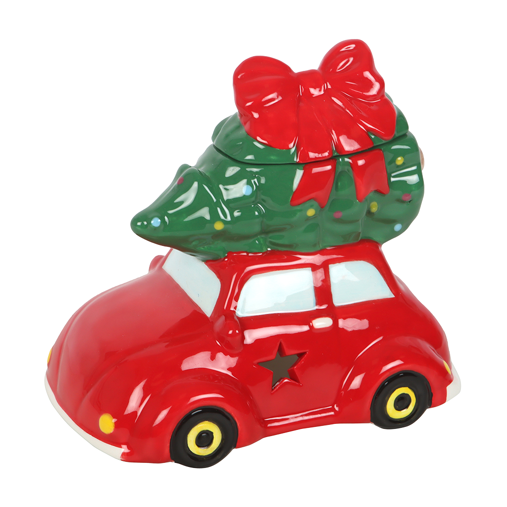 Viv! Christmas Oil Burner - Car with Christmas Tree - Oil & Wax Melt Burner