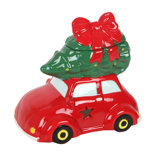 Viv! Christmas Oil Burner - Car with Christmas Tree - Oil & Wax Melt Burner