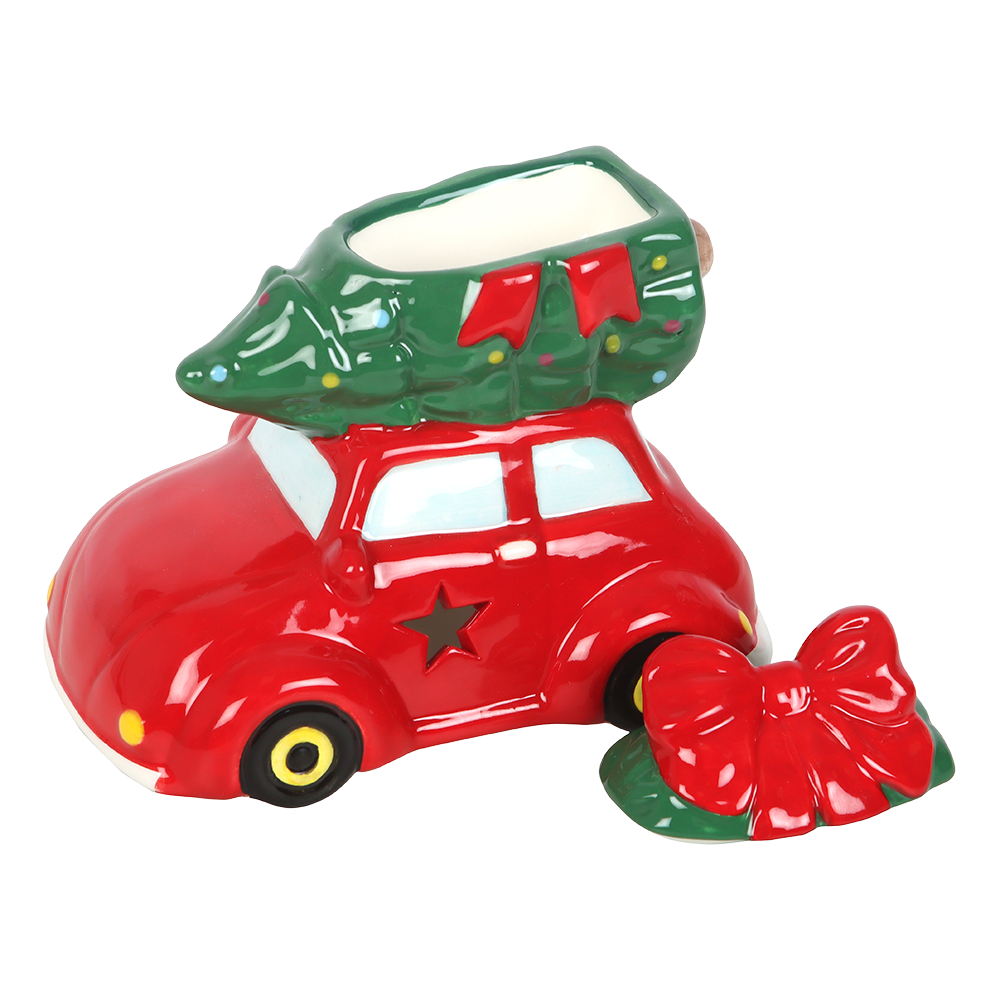 Viv! Christmas Oil Burner - Car with Christmas Tree - Oil & Wax Melt Burner