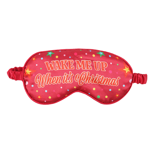 Viv! Christmas Sleep Mask - Wake Me Up When It's Christmas - Satin