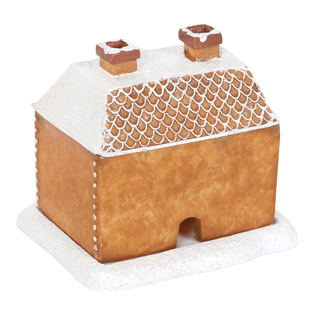 Viv! Christmas Kerst Geurbrander - Wierook Kegel Brander - Bruin Gingerbread Huis