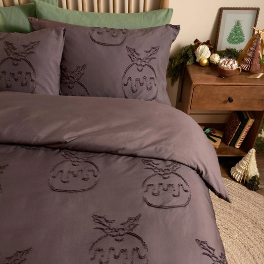 Viv! Christmas Duvet Cover - Tufted Christmas Pudding - Soft Touch | Delivery ± 2 weeks