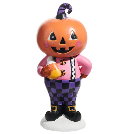 Viv! Christmas Halloween Tabletop Figurine - Pumpkin Man - 36 cm