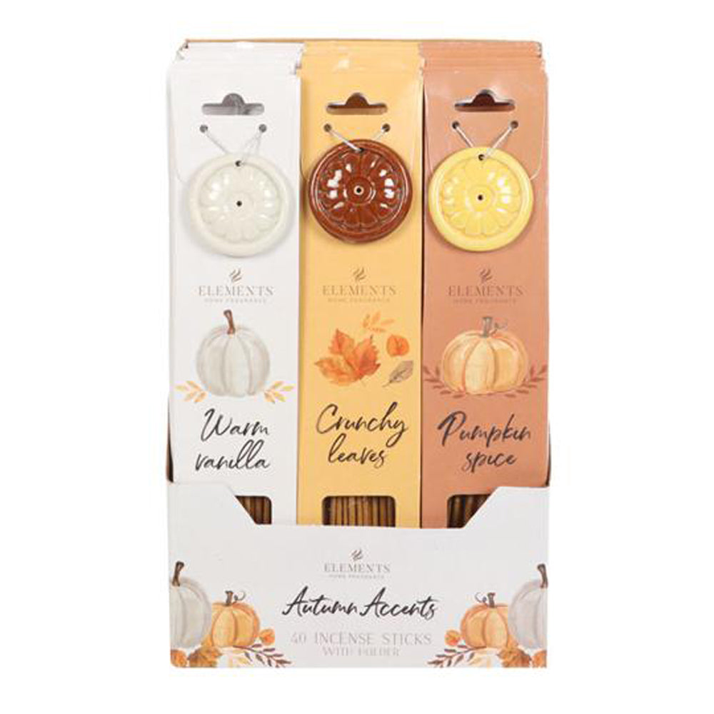 Viv! Christmas Kerst Wierook - Herfst Geuren - incl. Houder - 40 stokjes