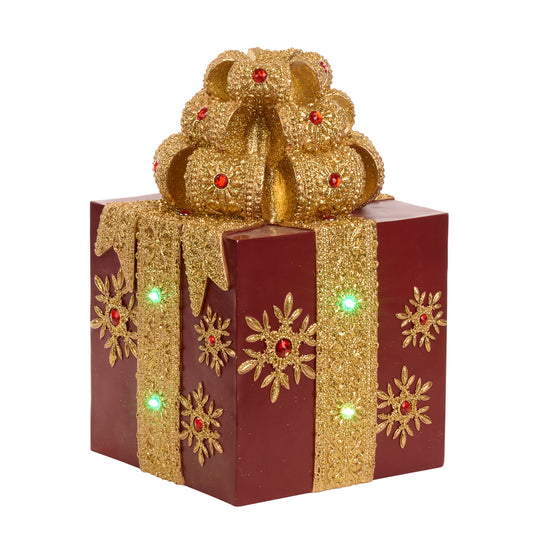 Goodwill M&G Kerstbeeld - LED Jewel Display Gift Box - 40,5cm