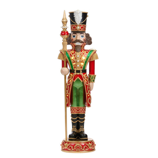 Goodwill M&G Kerstbeeld - XXL LED Notenkraker met Staf & Muziek - 183,5cm