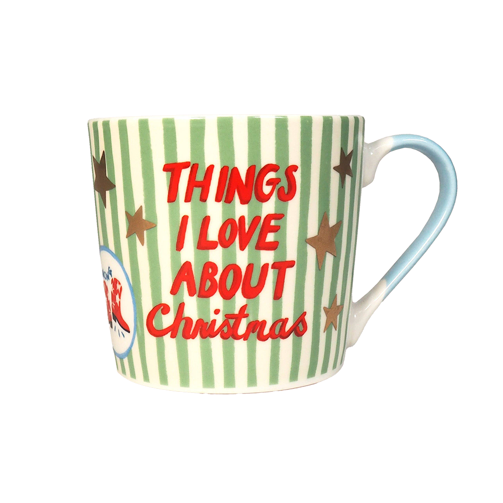 Eleanor Bowmer Christmas Mug -'Things I Love About Christmas' Mug