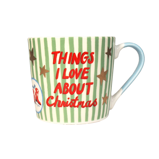 Eleanor Bowmer Christmas Mug -'Things I Love About Christmas' Mug