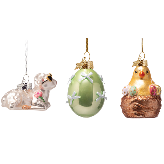 Vondels Paasdecoratie Hanger - Spring Sweeties - set van 3 - pasen