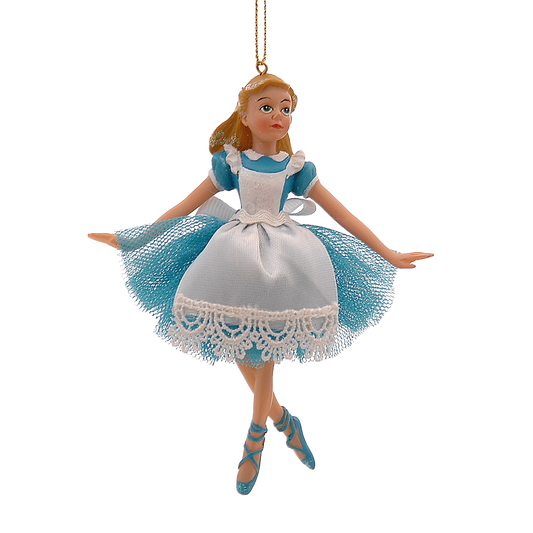 Viv! Christmas ornament - Alice in Wonderland - blue - 12cm