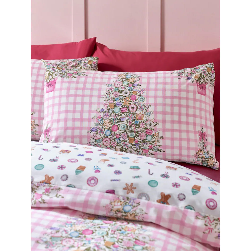 Viv! Christmas Kerst Dekbedovertrek - Sweets & Gingerbread - Reversible | Levering ± 2 weken