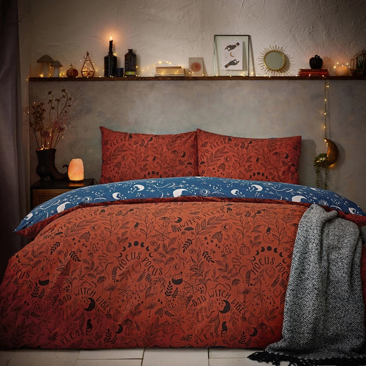Viv! Christmas Halloween Dekbedovertrek - Witchy Vibes - Reversible