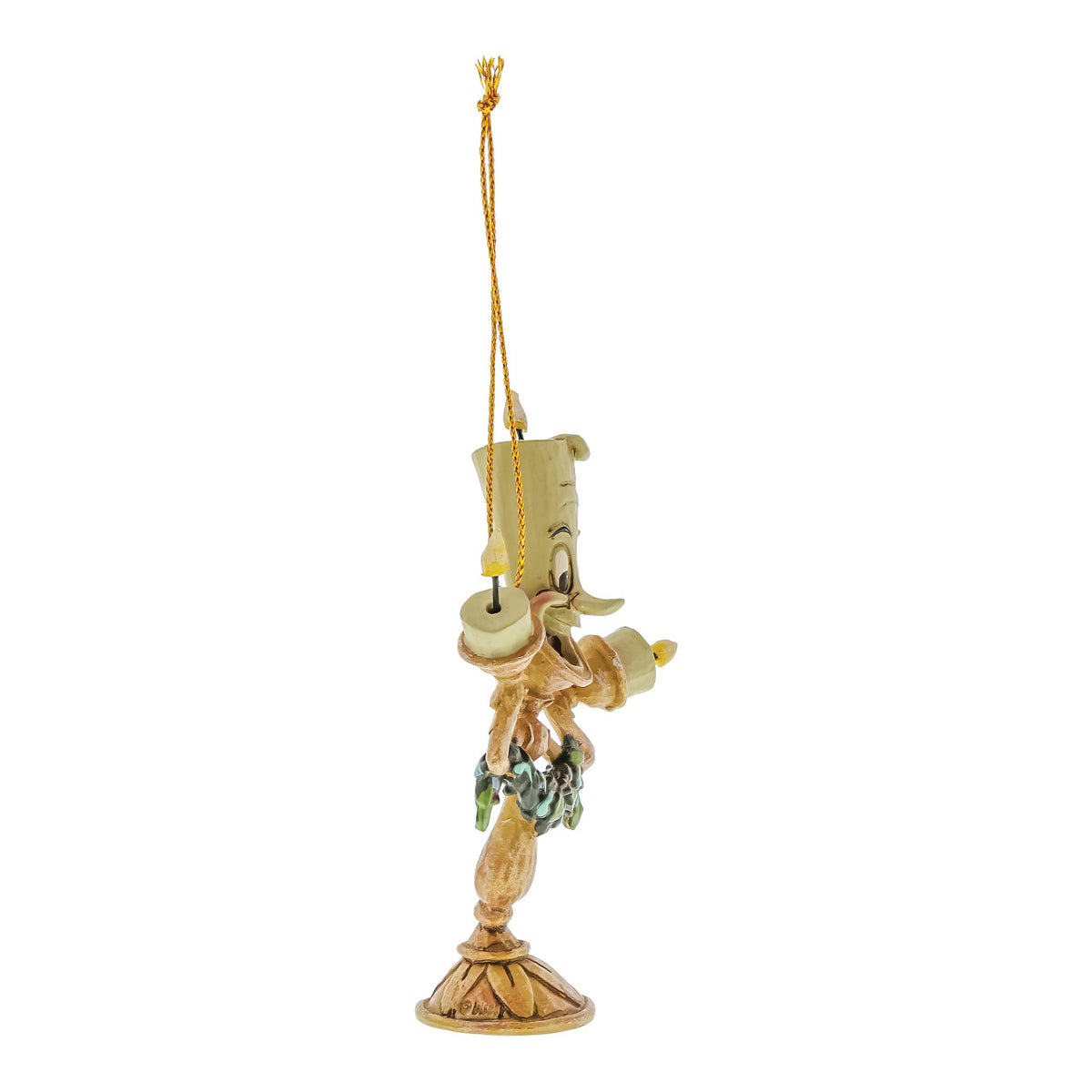 Disney Traditions by Jim Shore Christmas Ornament - Lumière from Beauty and the Beast - 8.5cm | Delivery ± 3 weeks