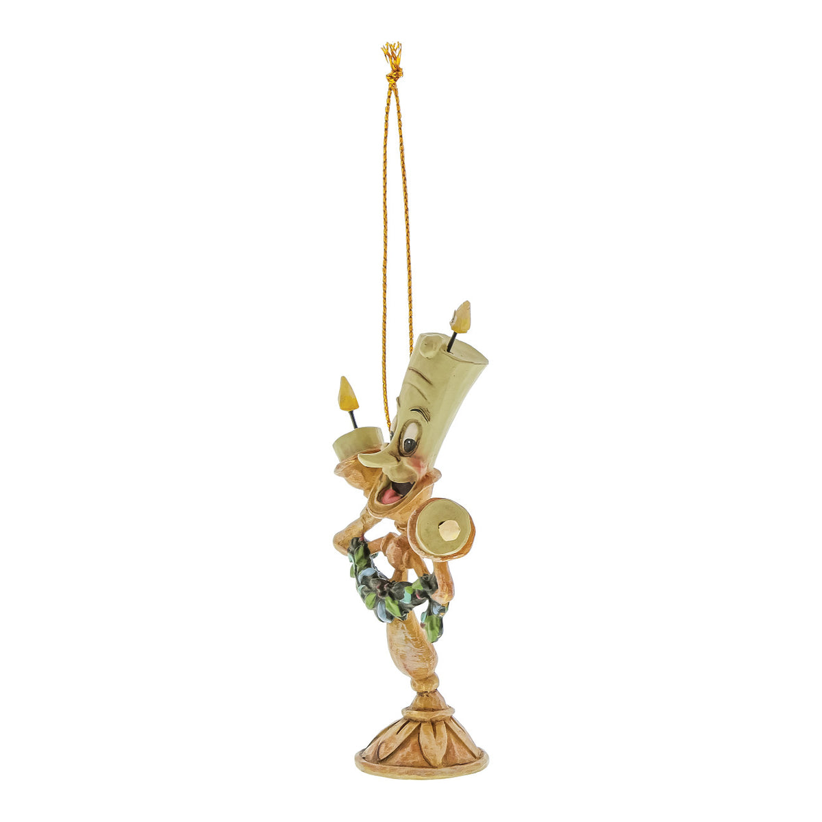 Disney Traditions by Jim Shore Christmas Ornament - Lumière from Beauty and the Beast - 8.5cm | Delivery ± 3 weeks