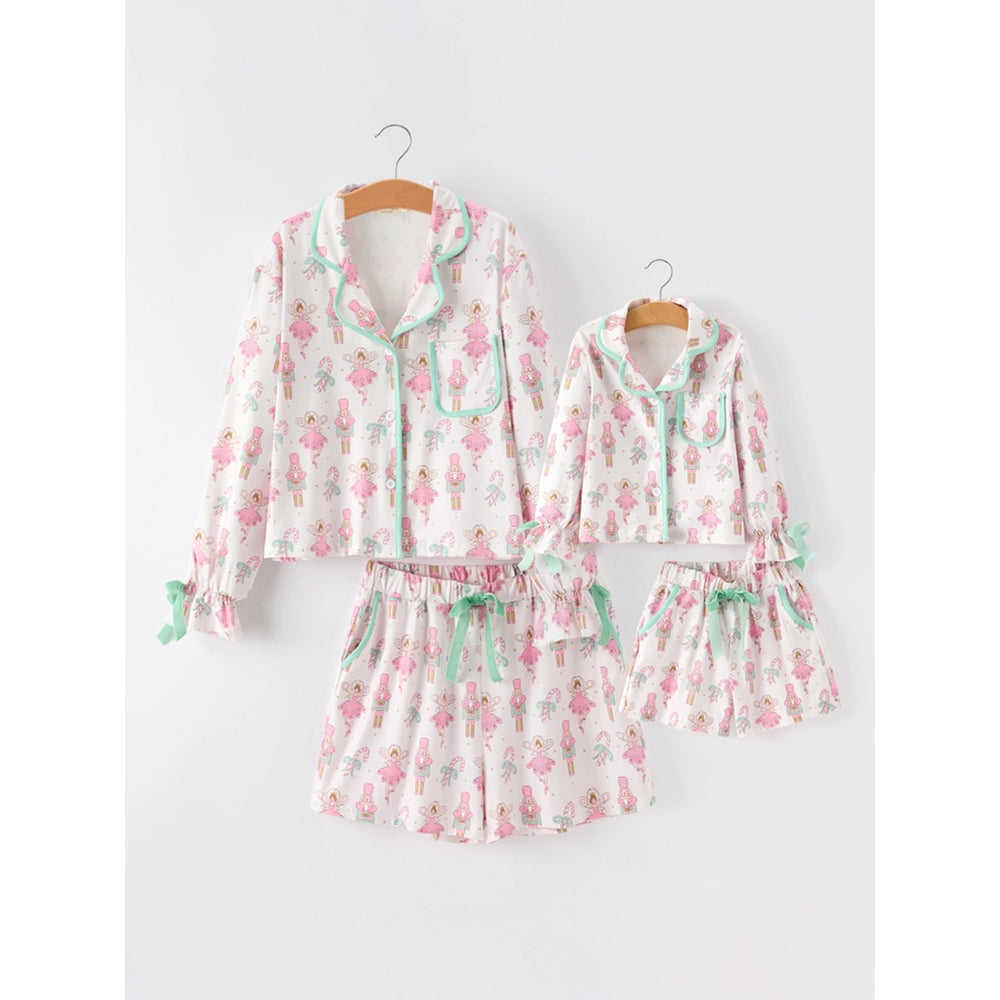Rylee Faith Designs - Mother & Daughter Christmas Pajama Set - Nutcracker Ballet